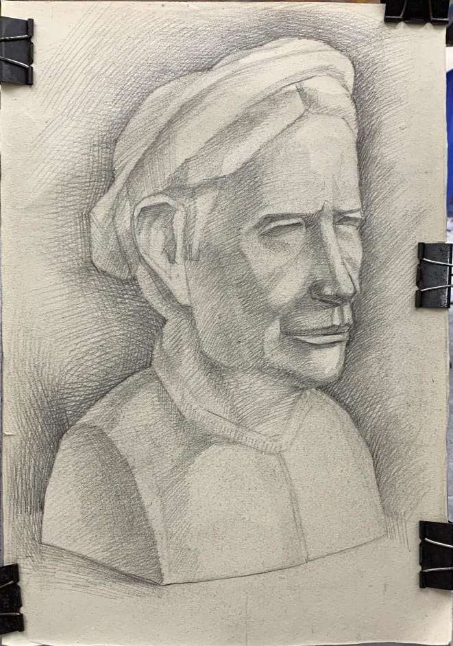 Vẽ Tượng Thạch Cao