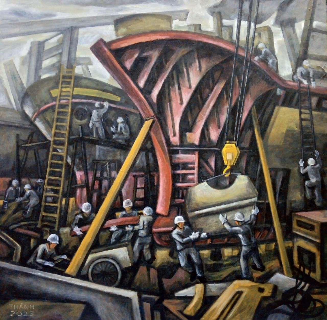 TÁC PHẨM THAM DỰ TRIỂN LÃM MTĐB SÔNG HỒNG 2023