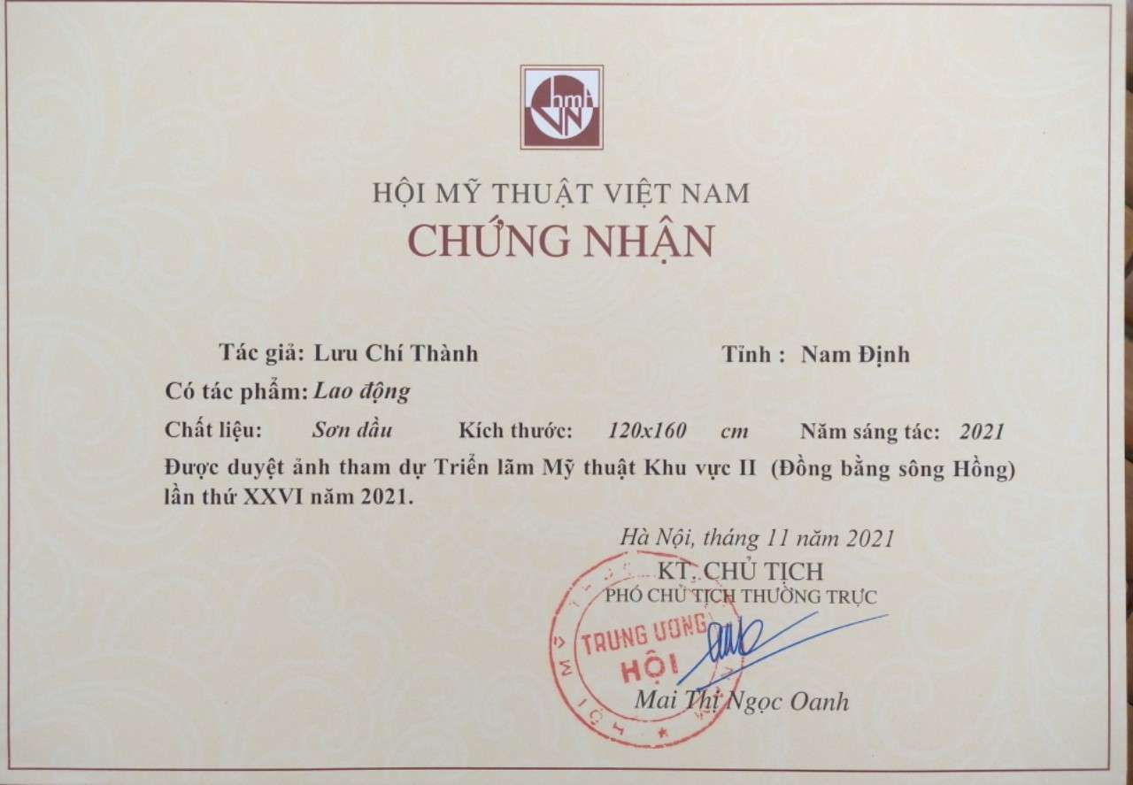TÁC PHẨM THAM DỰ TRIỂN LÃM ĐBSH NĂM 2021