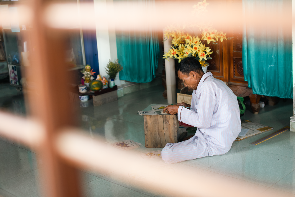 Tranh làng Sình sống cùng văn hoá Huế - Ảnh 6. Tranh làng Sình sống cùng văn hoá Huế - Ảnh 6.