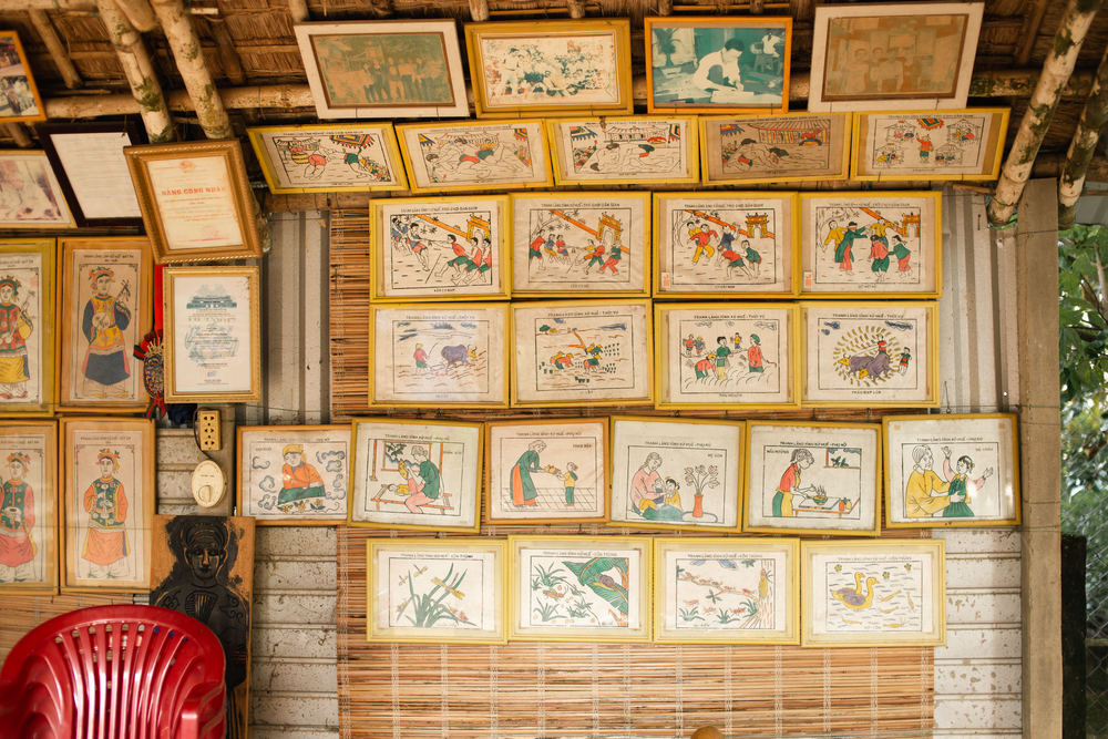 Tranh làng Sình sống cùng văn hoá Huế - Ảnh 5. Tranh làng Sình sống cùng văn hoá Huế - Ảnh 5.